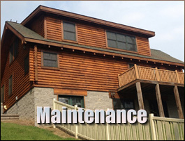  Vaughan, North Carolina Log Home Maintenance